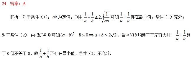 2020MBA真题答案及解析-MBA数学解析（雄松华章文字版）